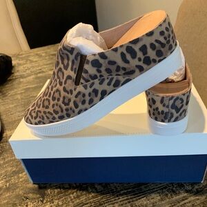 Leopard mule sneakers 8 NIB